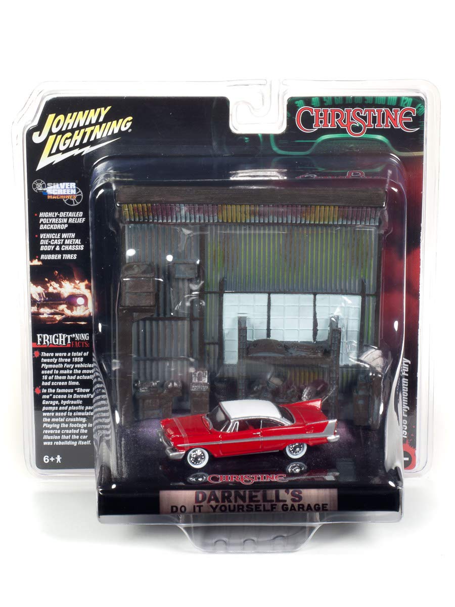 Amazon.com: Johnny Lightning 1958 Plymouth Fury Red with Darnell's